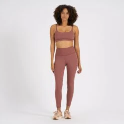 Rib Studio Legging | Terracotta -Vuori Sales Store VW428TER 4