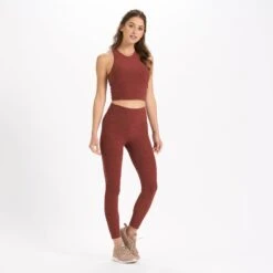 Clean Elevation Legging | Brick Heather -Vuori Sales Store VW444HBR 4