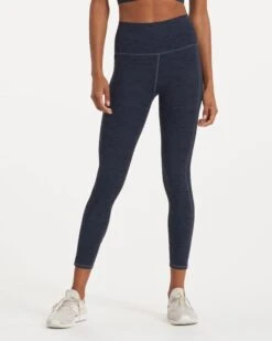 Studio Pocket Legging | Midnight Slub