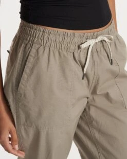 Vintage Ripstop Pant | Gravel -Vuori Sales Store VW450GRV FA23 W ECOMM PANTS DETAIL 20