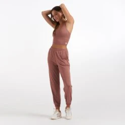 Boyfriend Jogger | Light Terracotta Heather -Vuori Sales Store VW457LCH 3160