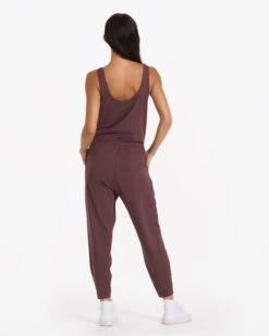 Lux At Ease Jumpsuit | Chestnut Heather -Vuori Sales Store VW458HCH 02676 1