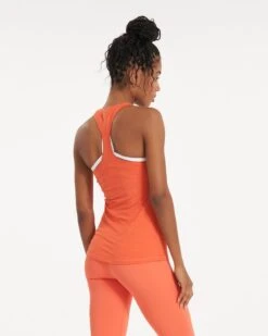 Lux Performance Tank | Grapefruit Heather -Vuori Sales Store VW463GRF 2153