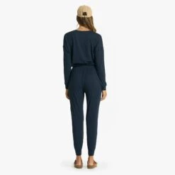 Lux Henley Jumpsuit | Ink Heather 11 Lux Henley Jumpsuit | Ink Heather -Vuori Sales Store VW478HIN 0069