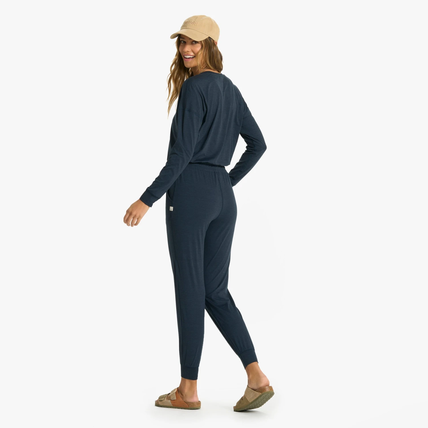 Lux Henley Jumpsuit | Ink Heather 3 Lux Henley Jumpsuit | Ink Heather - Image 3