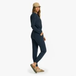 Lux Henley Jumpsuit | Ink Heather 10 Lux Henley Jumpsuit | Ink Heather -Vuori Sales Store VW478HIN 0092
