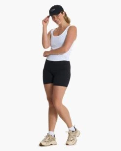 Sunrise Crop Tank | White -Vuori Sales Store VW481ORE 1540