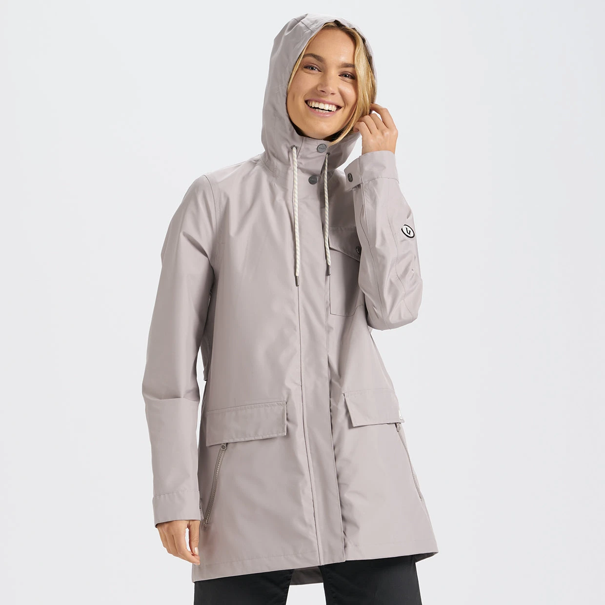 Womens Palisades Rain Jacket | Putty 5 Womens Palisades Rain Jacket | Putty - Image 5