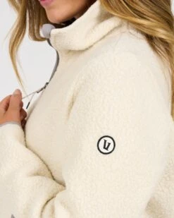 Womens Alpine Sherpa Jacket | Natural -Vuori Sales Store VW516NAT 2314