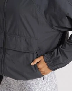 Shores Jacket | Charcoal -Vuori Sales Store VW545CCL SP23 W ECOMM JACKETS 2656 DETAIL 1x1 3776cf8d 02b3 4552 a45c 3f63a029a544