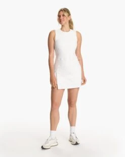 Topspin Dress | White -Vuori Sales Store VW605WHT SP24 W ECOMM dresses FULL ALT 3