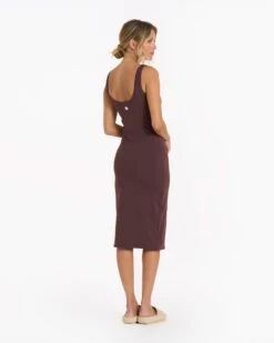 Halo Essential Dress | Chestnut Heather 6 Halo Essential Dress | Chestnut Heather -Vuori Sales Store VW606HCH 02590