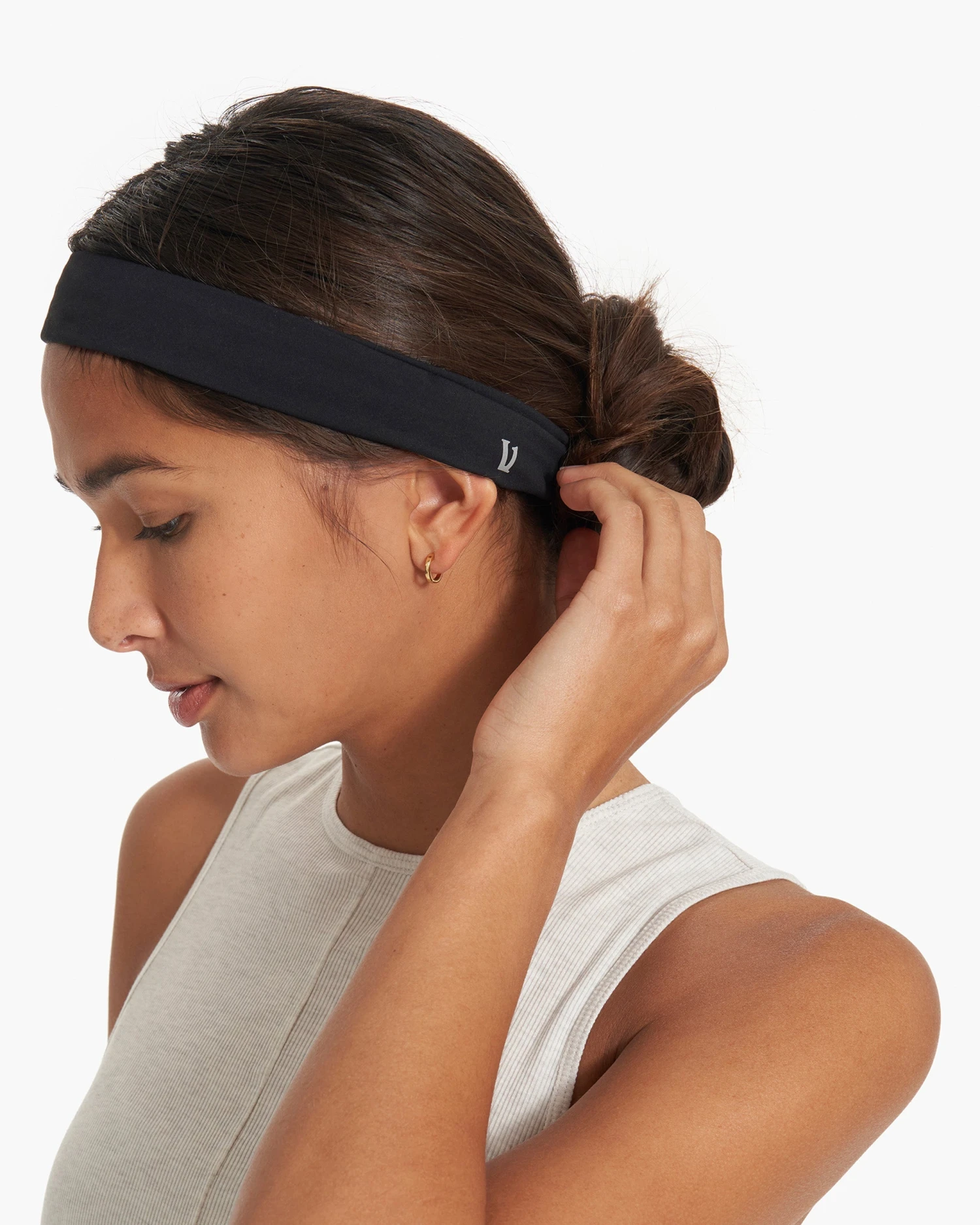 Volley Headband | Black 3 Volley Headband | Black - Image 3