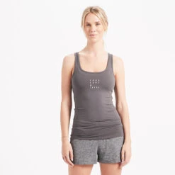 Yoga, Surf, Tacos Tank | Charcoal