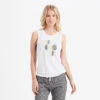 Mod Moon Muscle Tank | White