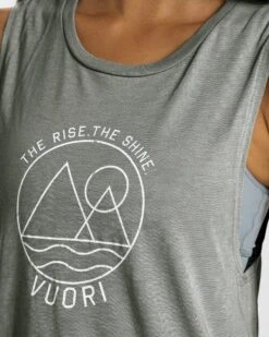 The Rise The Shine Tank | Dusty Pine -Vuori Sales Store VW952DST 1106 retouch