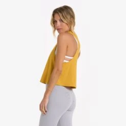 Sunny Tank | Dark Golden Heather -Vuori Sales Store VW977DGH 02298