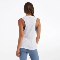 Horizon Tank | White Slub -Vuori Sales Store VW978WSL 2269
