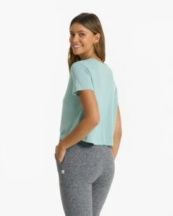 Good Morning Tee | Dusty Blue -Vuori Sales Store VW985DBL 1162 1