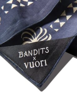We Rise Bandana | Midnight -Vuori Sales Store Vuori BanditsBandana Navy Detail