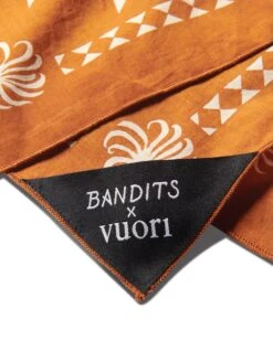 We Rise Bandana | Turmeric -Vuori Sales Store Vuori BanditsBandana Tobacco Detail