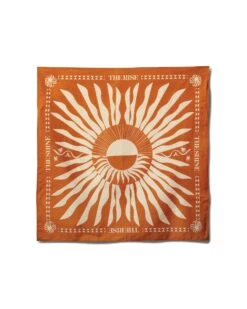 We Rise Bandana | Turmeric -Vuori Sales Store Vuori BanditsBandana Tobacco Open