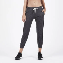 Performance Jogger | Charcoal Heather Stripe -Vuori Sales Store vw303 charcoal heatherstripe 10105